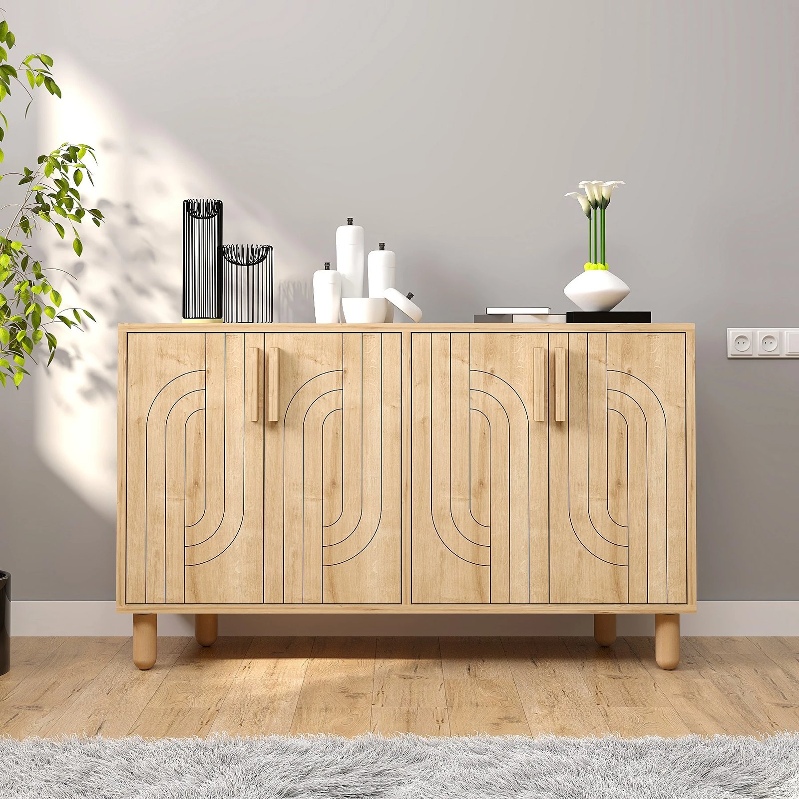Konsol Skye Decor, Rodney - Saphire Oak