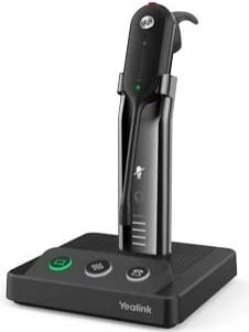 Kufje Yealink WH63 Portable UC, wireless, mono, 54h standby, me bazë karikimi, e zezë