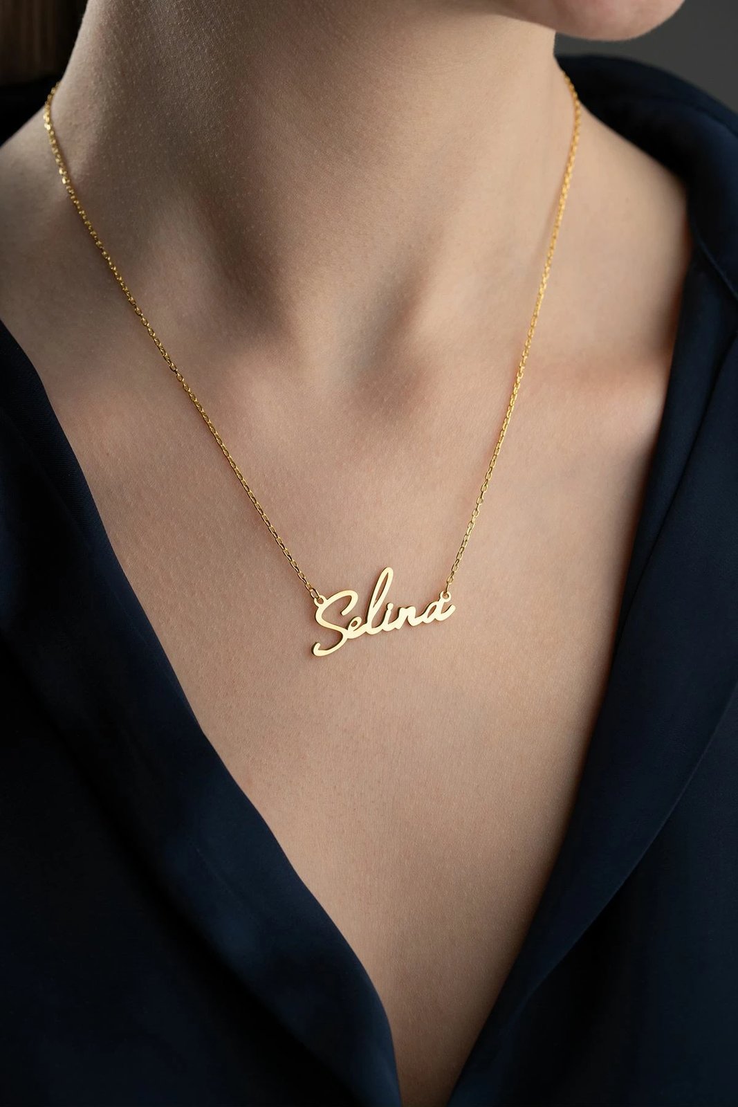 Varëse argjendi e personalizuar, ngjyrë ari, Jumeon, SİLVANOJEWELRY125