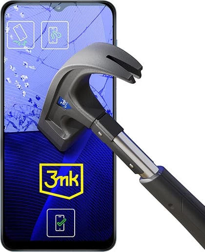 Mbrojtës ekrani 3mk FlexibleGlass për Samsung Galaxy A12, antimikrobial