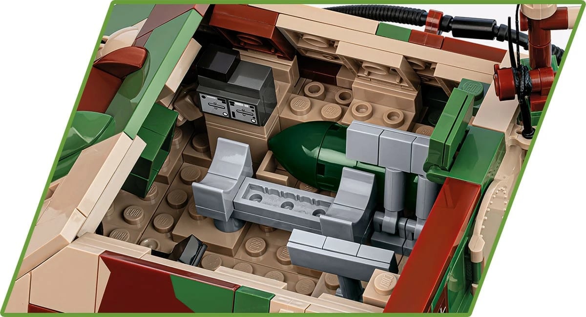 Set blloqe Cobi Klocki 38cm Sturmmörser Sturmtiger, 1100 pjesë, Kamuflazh