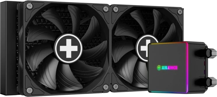 Ftohës me lëng Xilence LiQuRizer LQ240PRO, 240mm, për AMD AM4, i zi, LED RGB