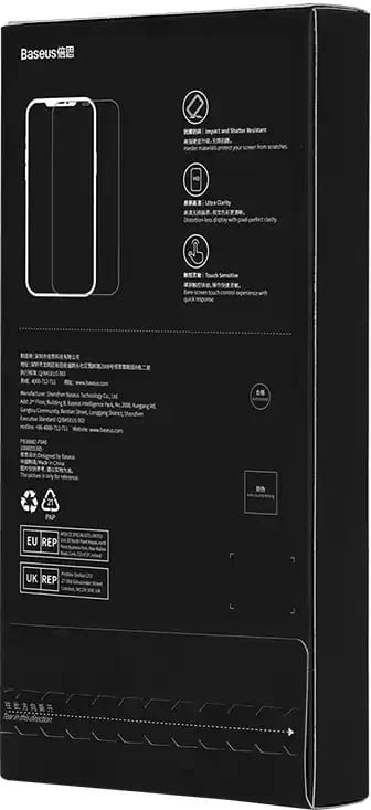 Xham i fortë Baseus Corning për iPhone 13 Pro Max/14 Plus me filtër pluhuri