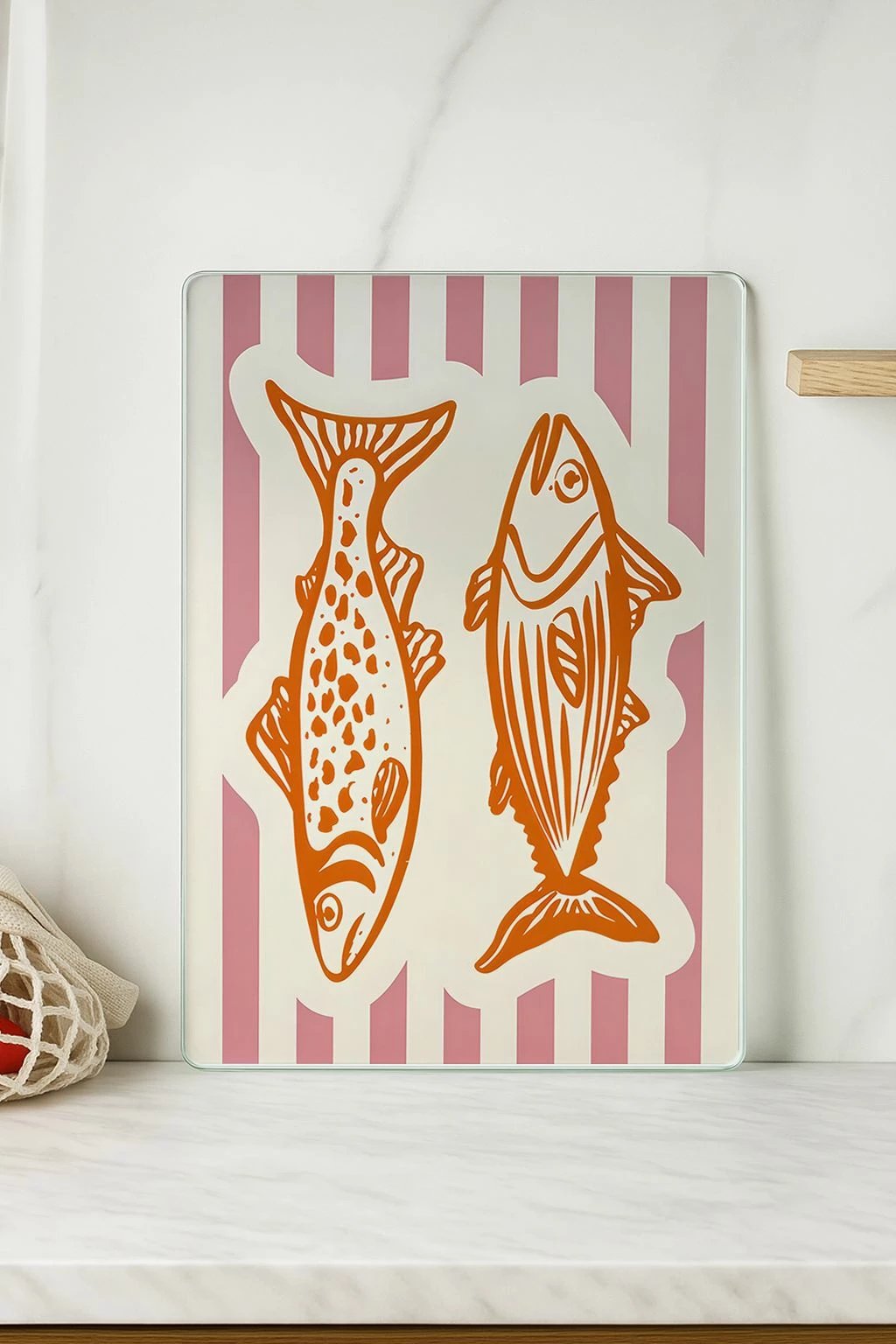 Dërrasë prerëse Hermia, qelq i temperuar, shumëngjyrëshe, 30x40cm Dërrasë prerëse Hermia, qelq i temperuar, shumëngjyrëshe, 30x40cm