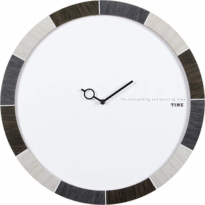 Orë muri Shades Grey, MDF, 50x50x5 cm, e bardhë, gri, antracit