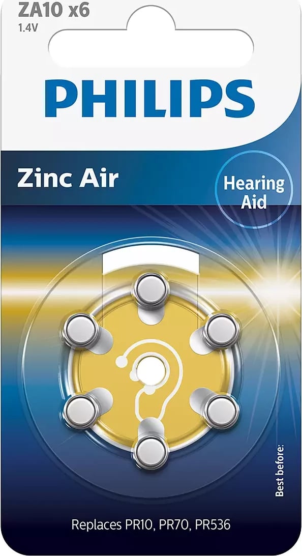 BATERI PHILIPS ZA10B6A/00 | PR10 PR70 PR536 ZA10