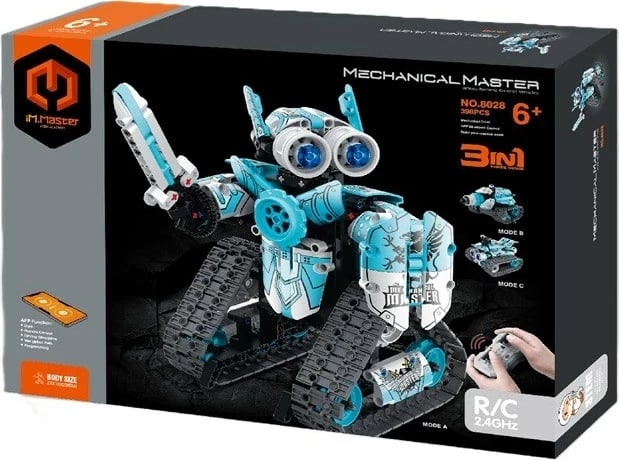Robot i telekomanduar IM.MASTER RC 3n1, 398 pjesë, Turquoise