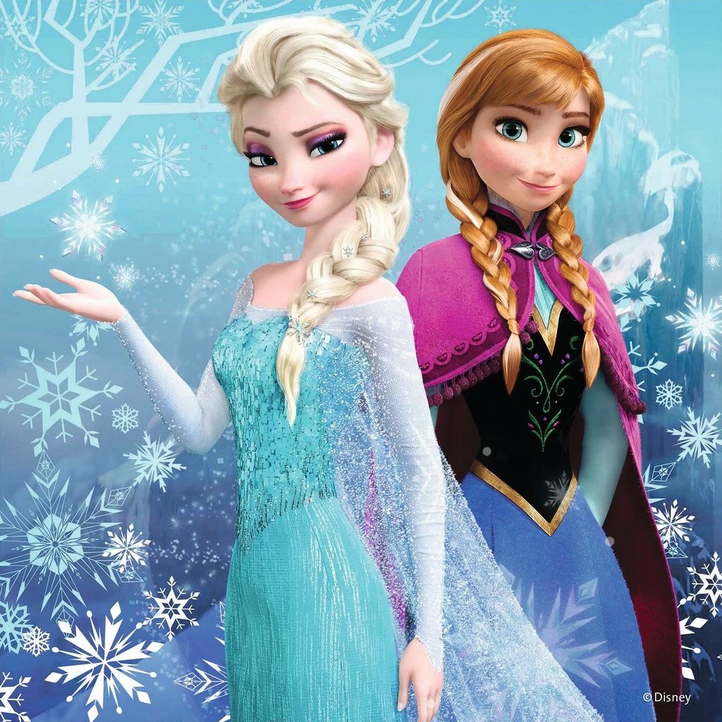 Puzzle Ravensburger Frozen 3x49 pjesë, vizatimore