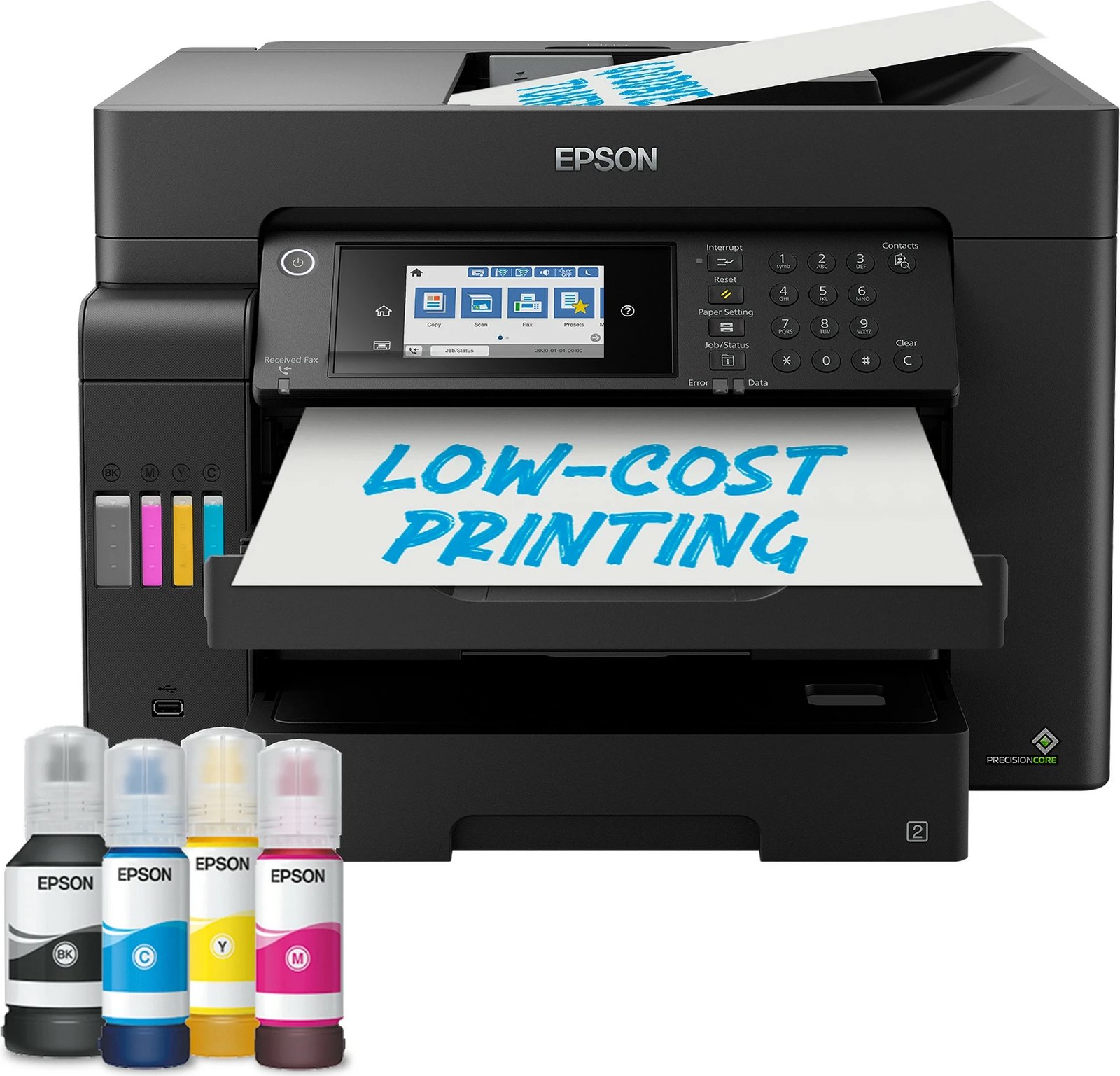 Printer multifunksional Epson EcoTank ET-16655, A3, Wi-Fi, 550 fletë, i zi