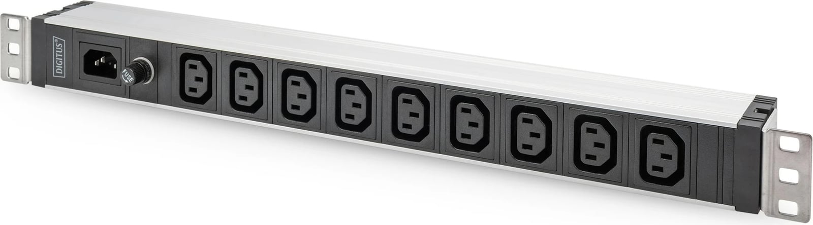 PDU Digitus 1U 9x C13, 10A, 230V, alumini