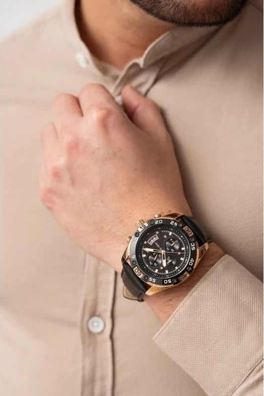 Orë dore për meshkuj Paul Lorens, e zezë