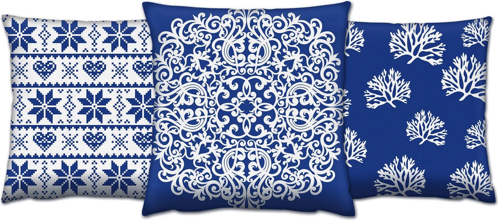 Set jastëkësh (3 copë), Evila Originals, AC-4400-4669-4544