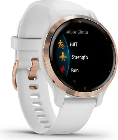 Smartwatch Garmin Venu 2S, AMOLED, GPS, Wi-Fi, e bardhë
