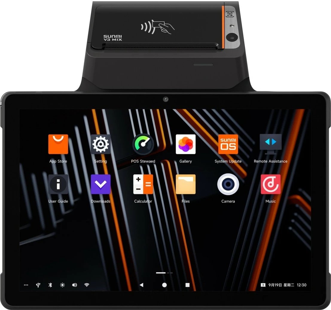 Terminal mobil POS Sunmi V3 Mix, Android 13, 4/32GB, printer 80mm, skaner Sunmi 1101, i zi