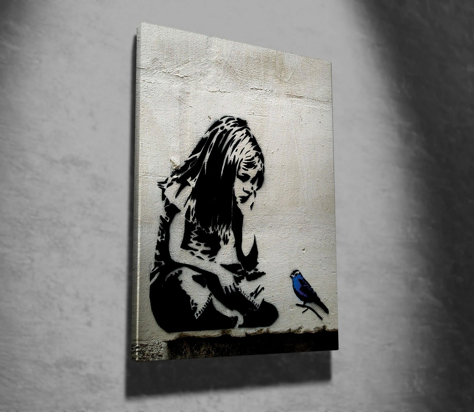 Pikturë dekorative në kanavacë, Banksy, shumëngjyrëshe, WY49, 50x70cm