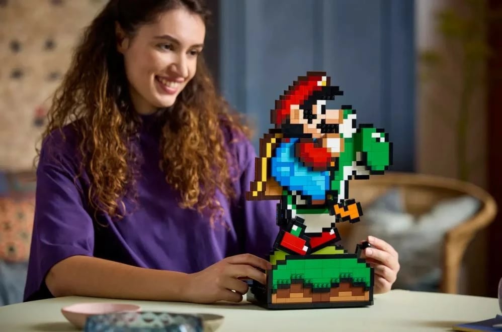 Set ndërtimi LEGO Super Mario 71438 Mario dhe Yoshi, 1215 pjesë, plastikë