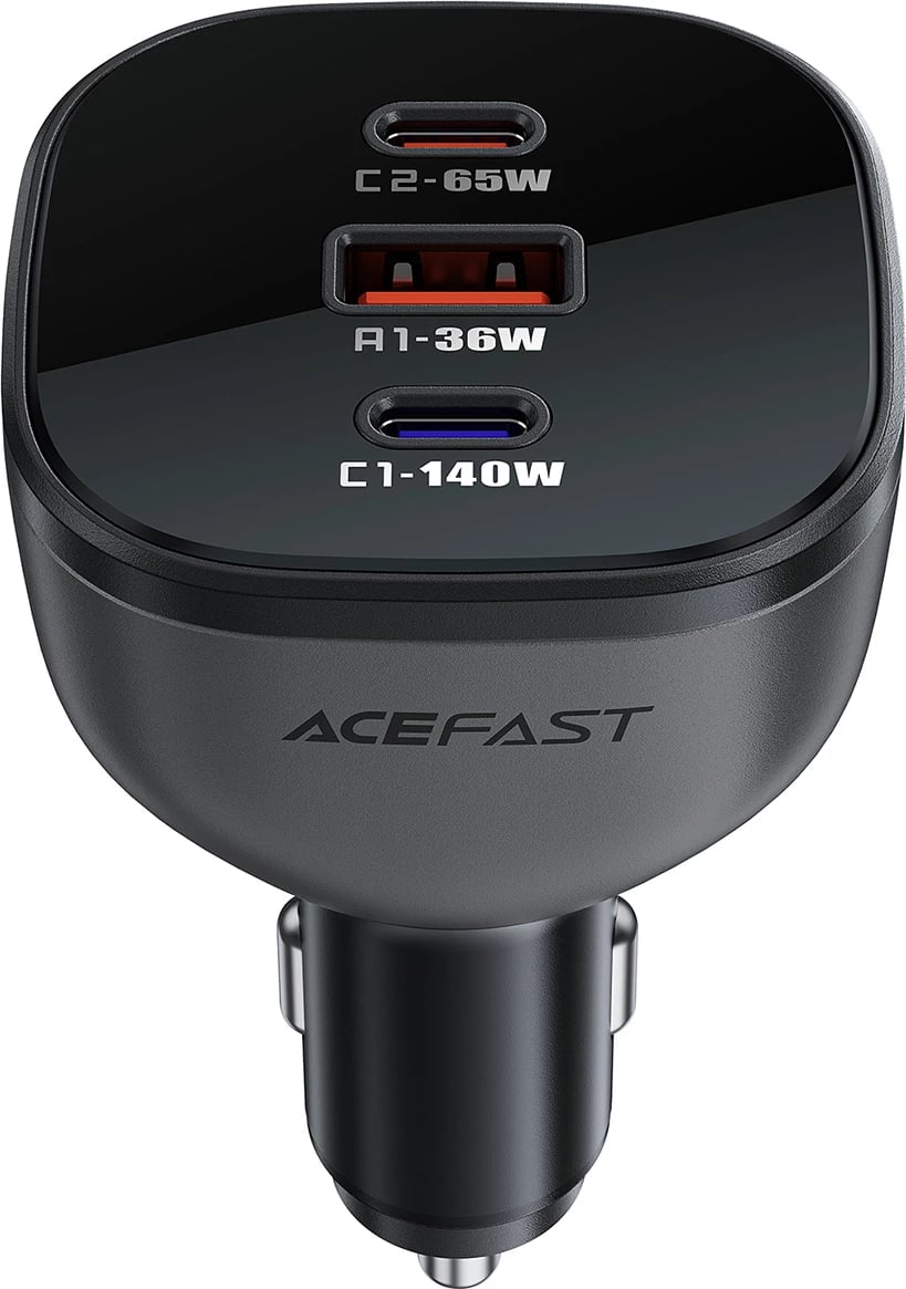 Karikues veture Acefast B14, 165W, 2x USB-C, 1x USB-A, i zi