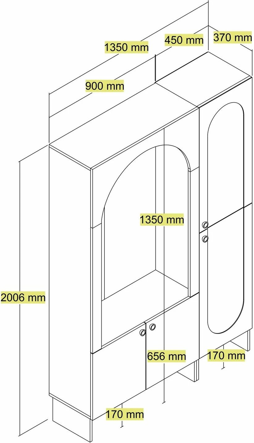 Stendë për korridor Skye Decor, Palermo Kl, krem, travertin