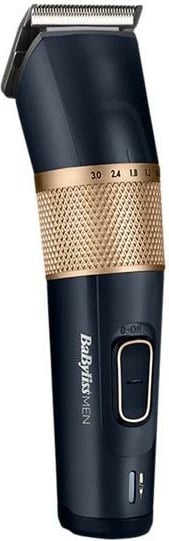 makinë qethëse BaByliss E986E litium 0.6-28 mm deri 160 min, e zezë/ari, set me 8 krehra