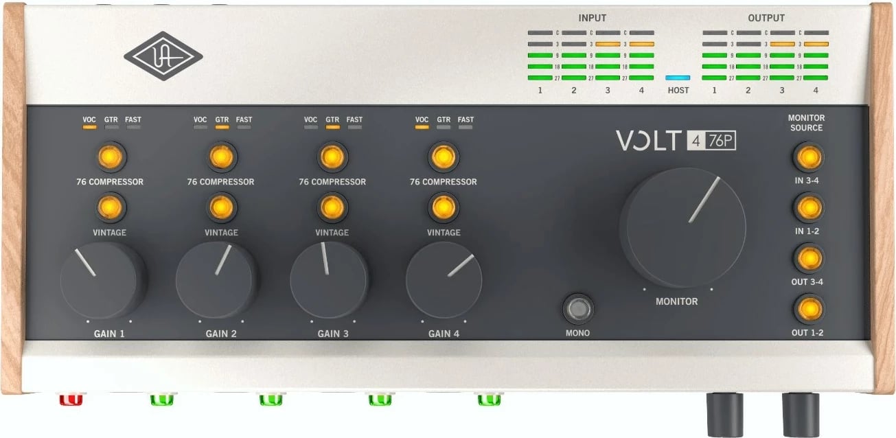 Interfejs audio Universal Audio Volt 476P, USB, Gri
