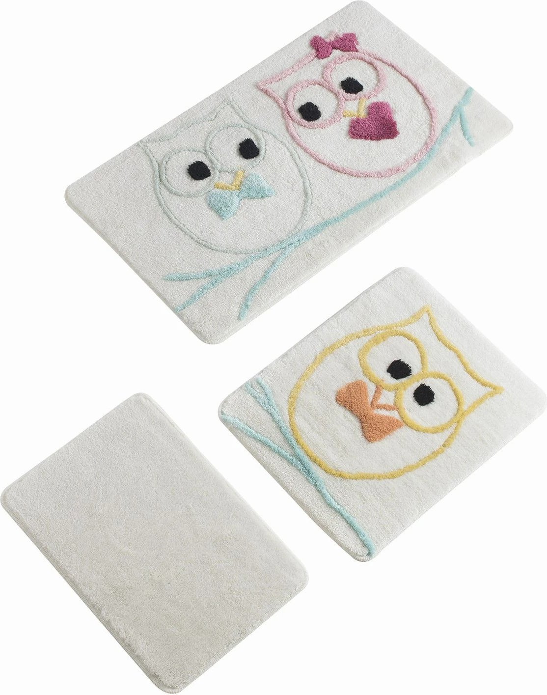 Set tapetash për banjo, 3 copë, Mijolnir, Baykus, shumëngjyrëshe