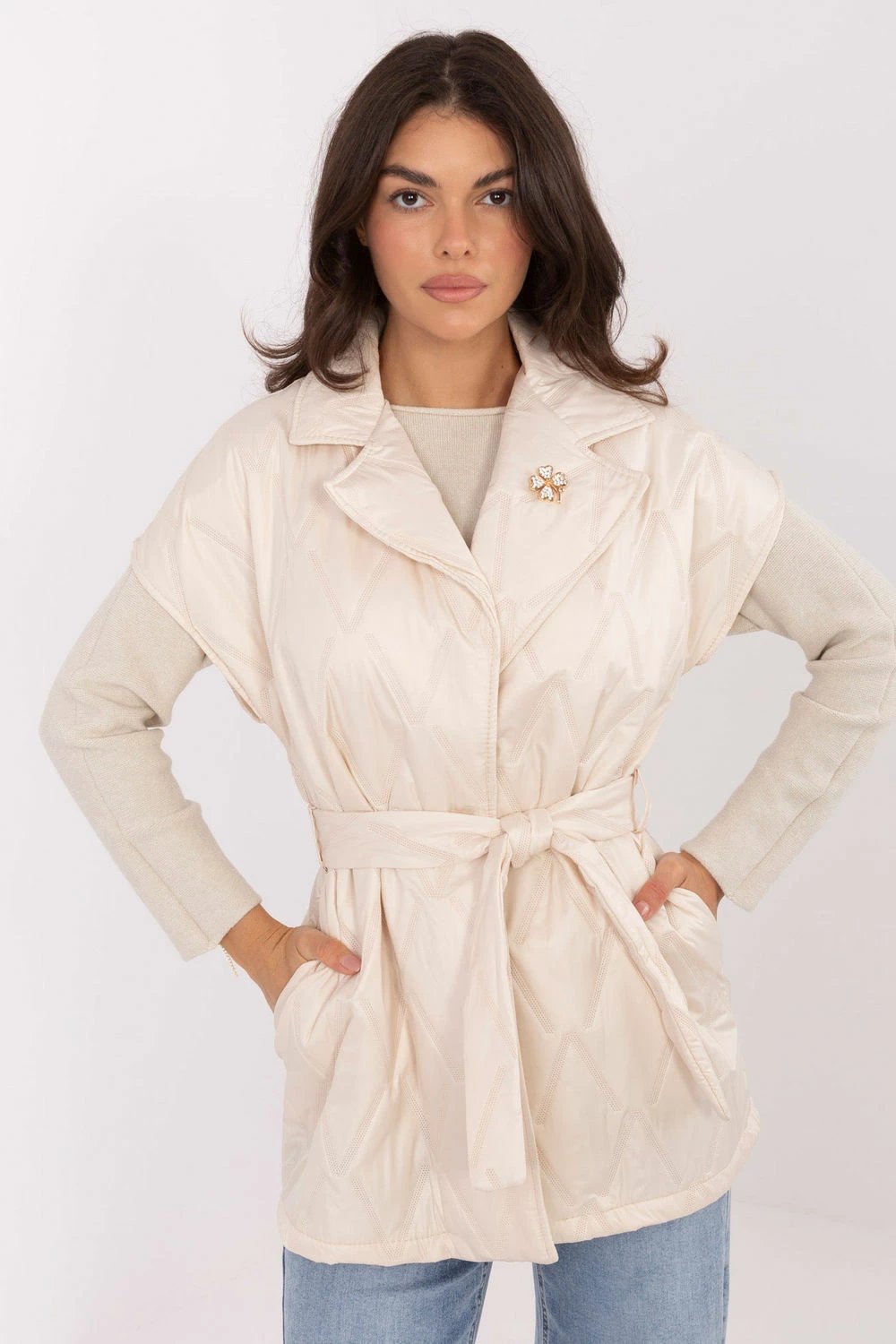 Jelek femra Rue Paris 217543, beige