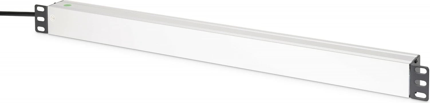 PDU listë rryme rack Digitus DN-95438, 9 prize Schuko (45°), 1U, 620 mm, mbrojtje nga mbitensioni + filtër EMI/RFI, kabllo 2 m, 16A, alumini, e zezë/argjendtë PDU listë rryme rack Digitus DN-95438, 9 prize Schuko (45°), 1U, 620 mm, mbrojtje nga mbitensioni + filtër EMI/RFI, kabllo 2 m, 16A, alumini, e zezë/argjendtë