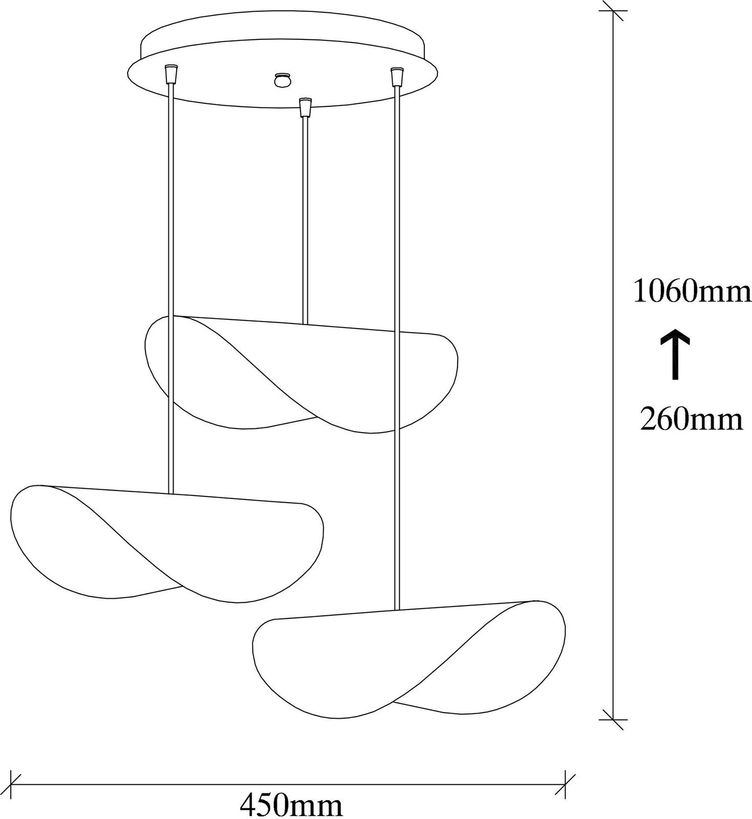 Llambë tavani moderne Opviq, Sivani - MR - 964, e bardhë dhe ari