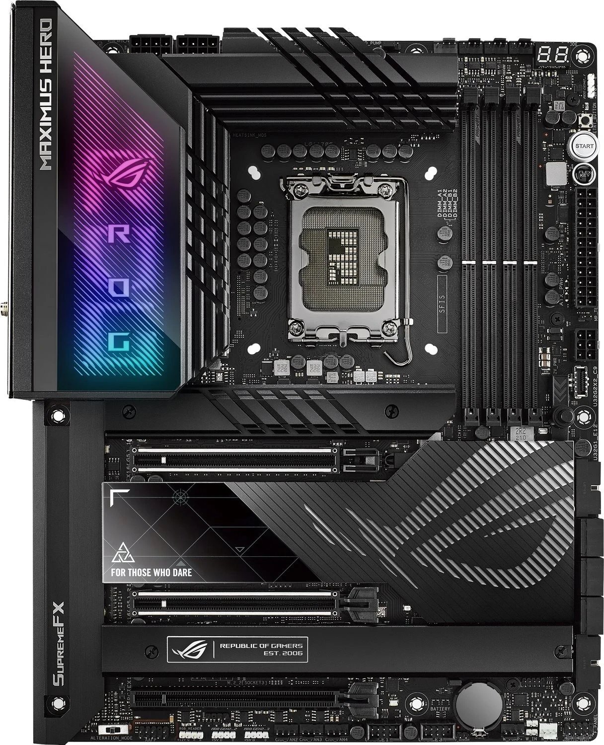 Pllakë amë ASUS ROG MAXIMUS Z790 HERO - Intel Z790
