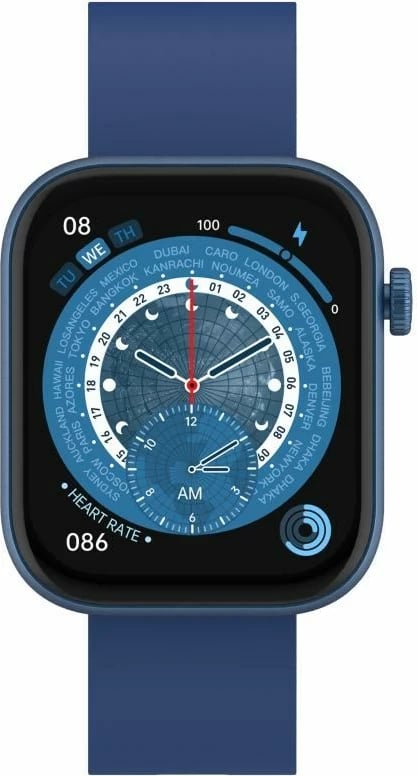 Smartwatch Denver SWC-185BU, 1.85" AMOLED, Blu