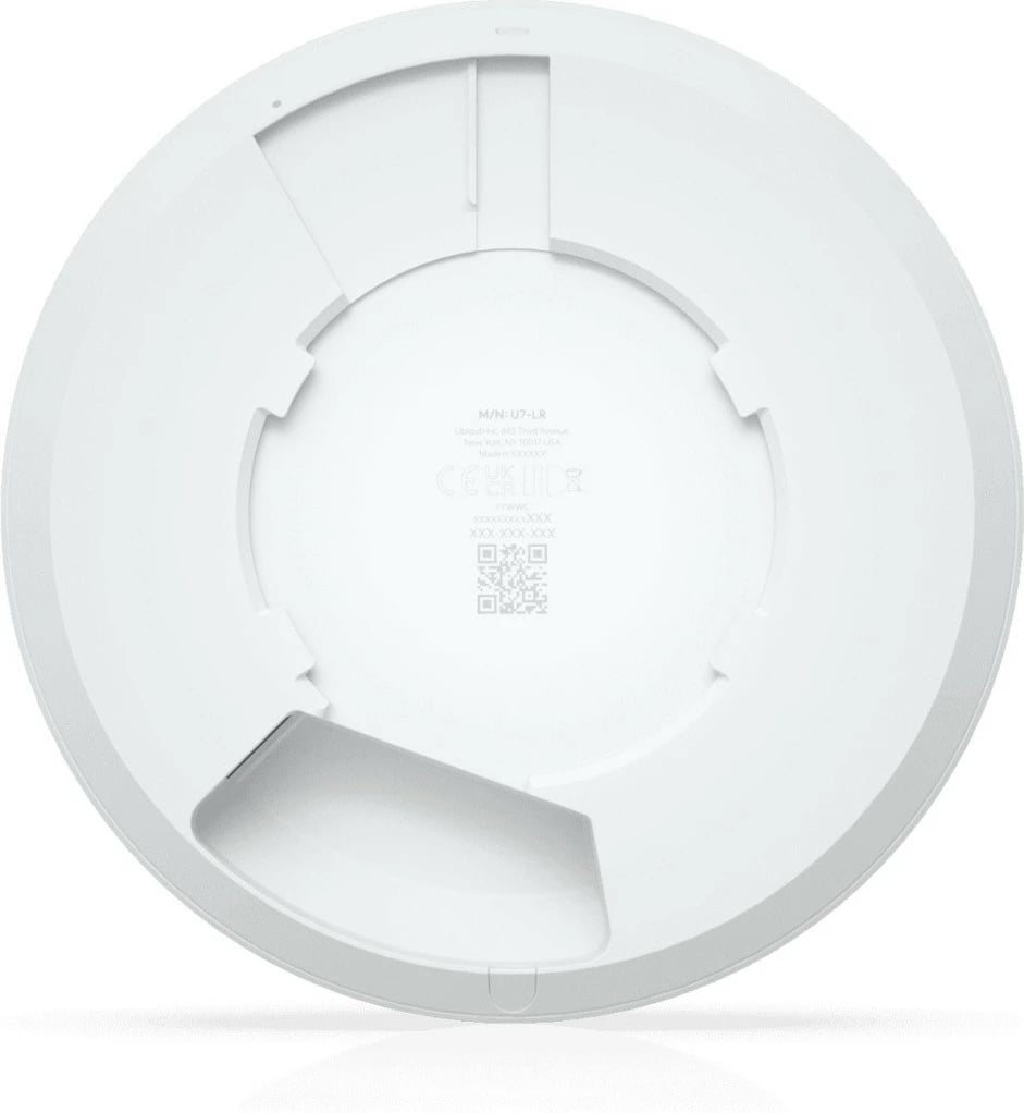 Access Point UBIQUITI U7-LR, WiFi 7, 7300 Mbit/s, i bardhë, PoE