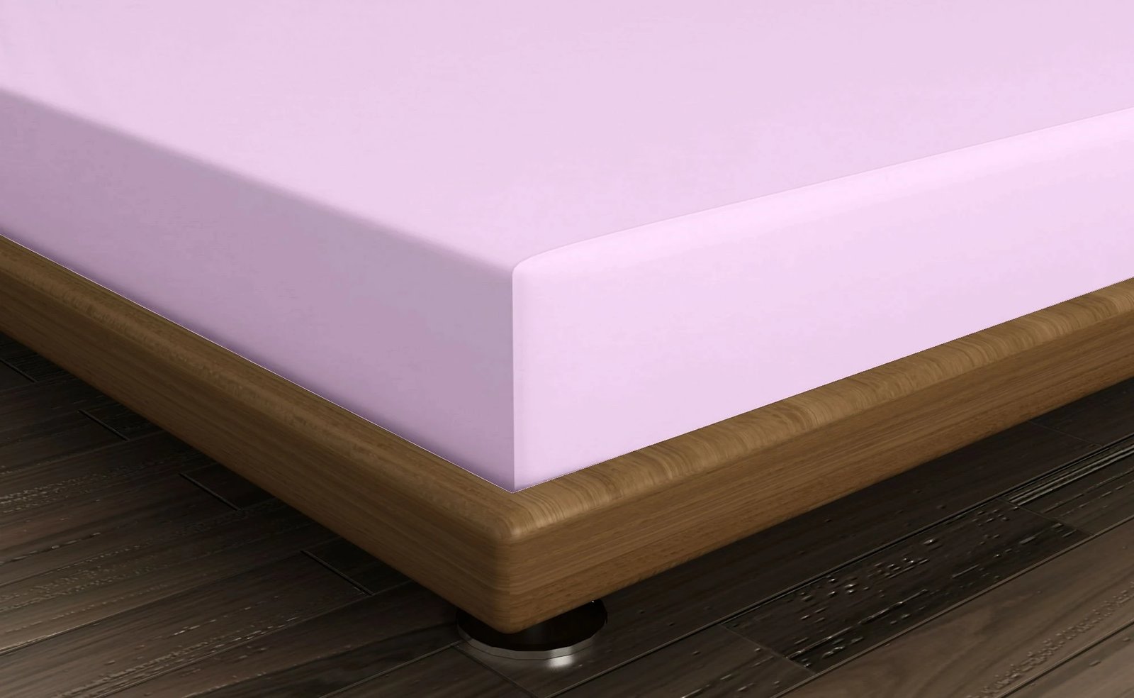 Çarçaf i shtrirë super king, ngjyrë lejla, L'essentiel