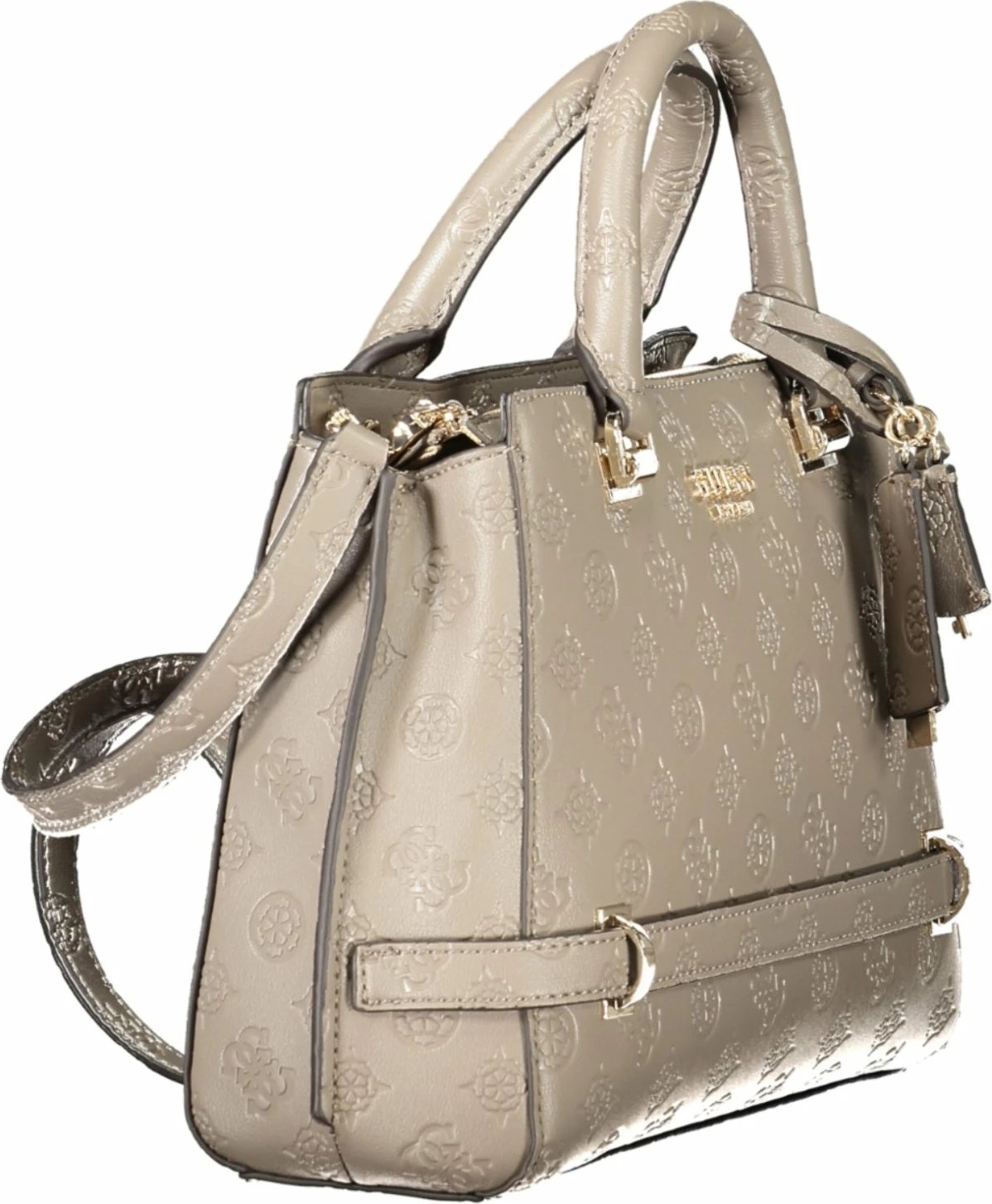 Çantë GUESS JEANS Zarela për femra, beige