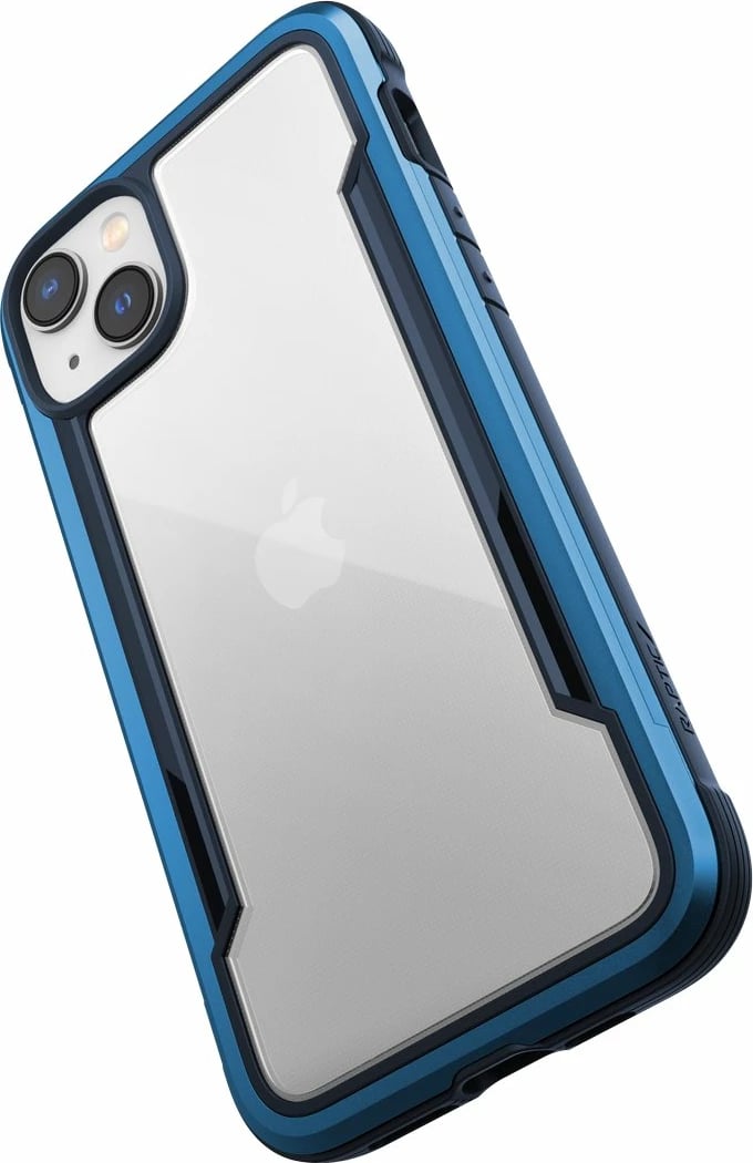 Mbështjellës Raptic X-Doria Shield për iPhone 14, MagSafe, Transparent/Blue