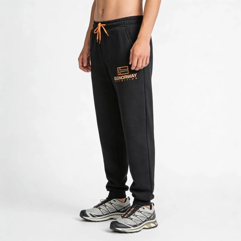 Pantallona sportive për meshkuj Geographical Norway, të zeza