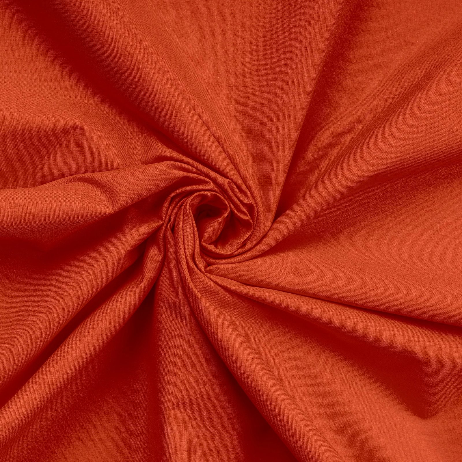 Çarçaf i sheshtë dopio, ranforce, ngjyrë e kuqe tullë, L'essentiel, 240x260cm