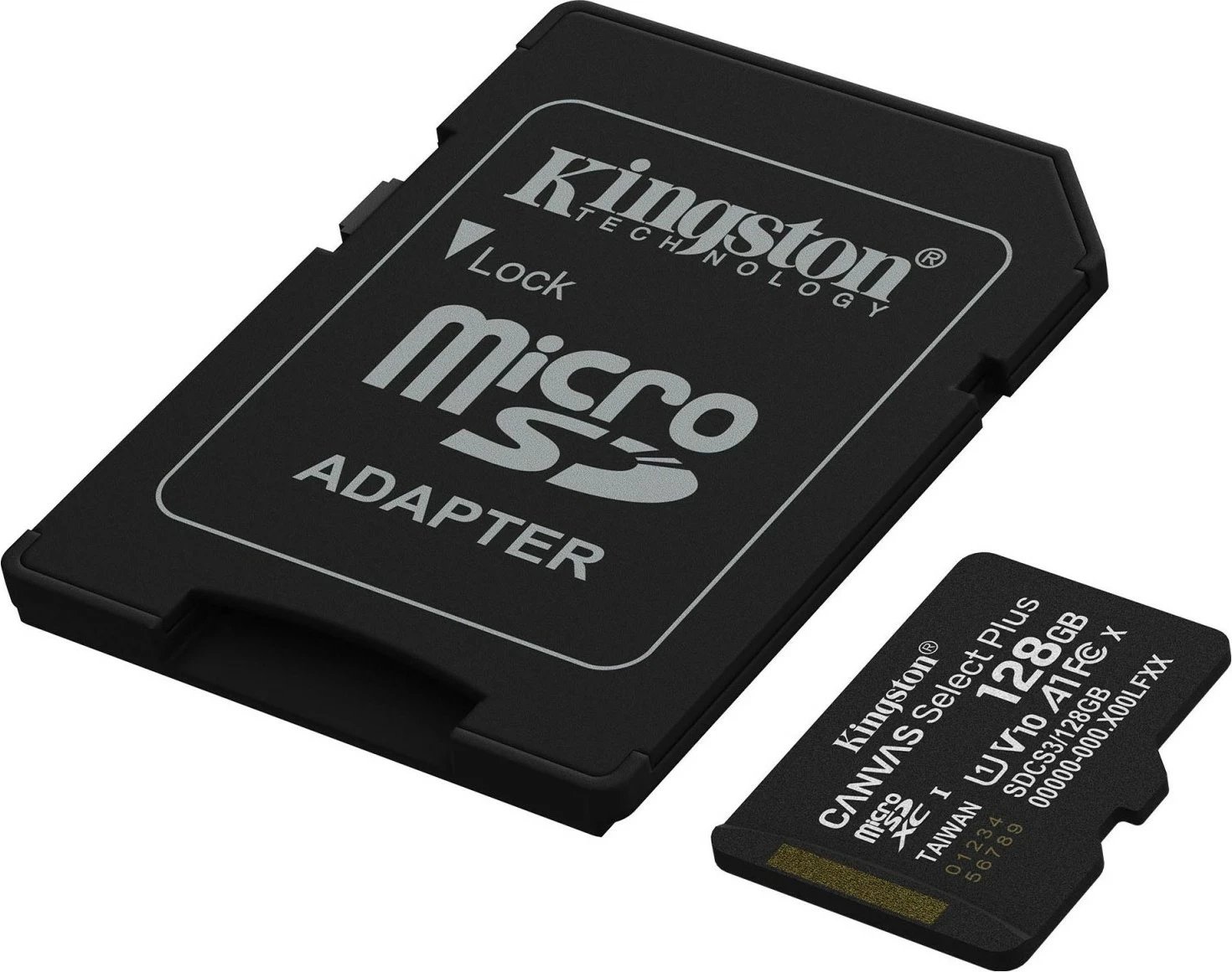 Kartelë memorje Kingston Canvas Select Plus Gen3 microSDXC 128GB me adapter