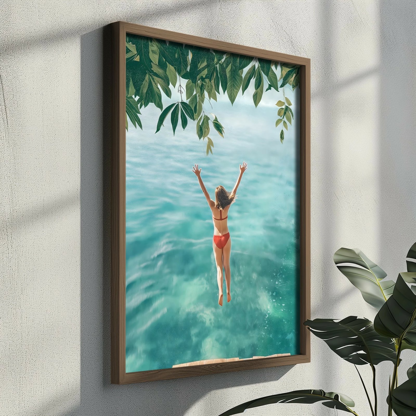 Pikturë dekorative me kornizë MDF, Wallity, GE102-L