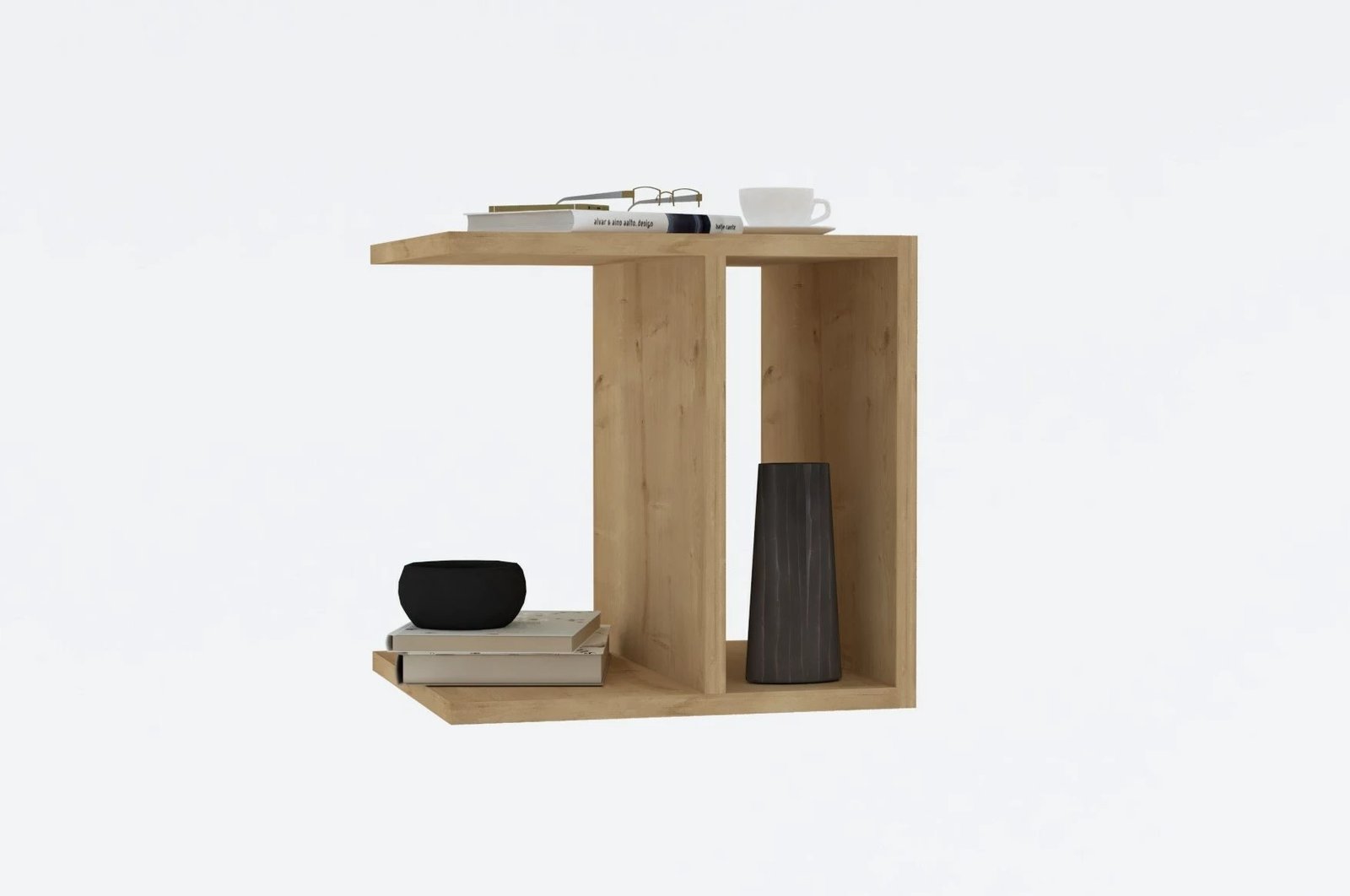 Tavolinë anësore Hanah Home, Morse, ngjyrë lisi