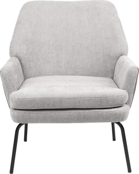 Fotelje Kieran, material stof, këmbë të zeza, 67x89x86cm