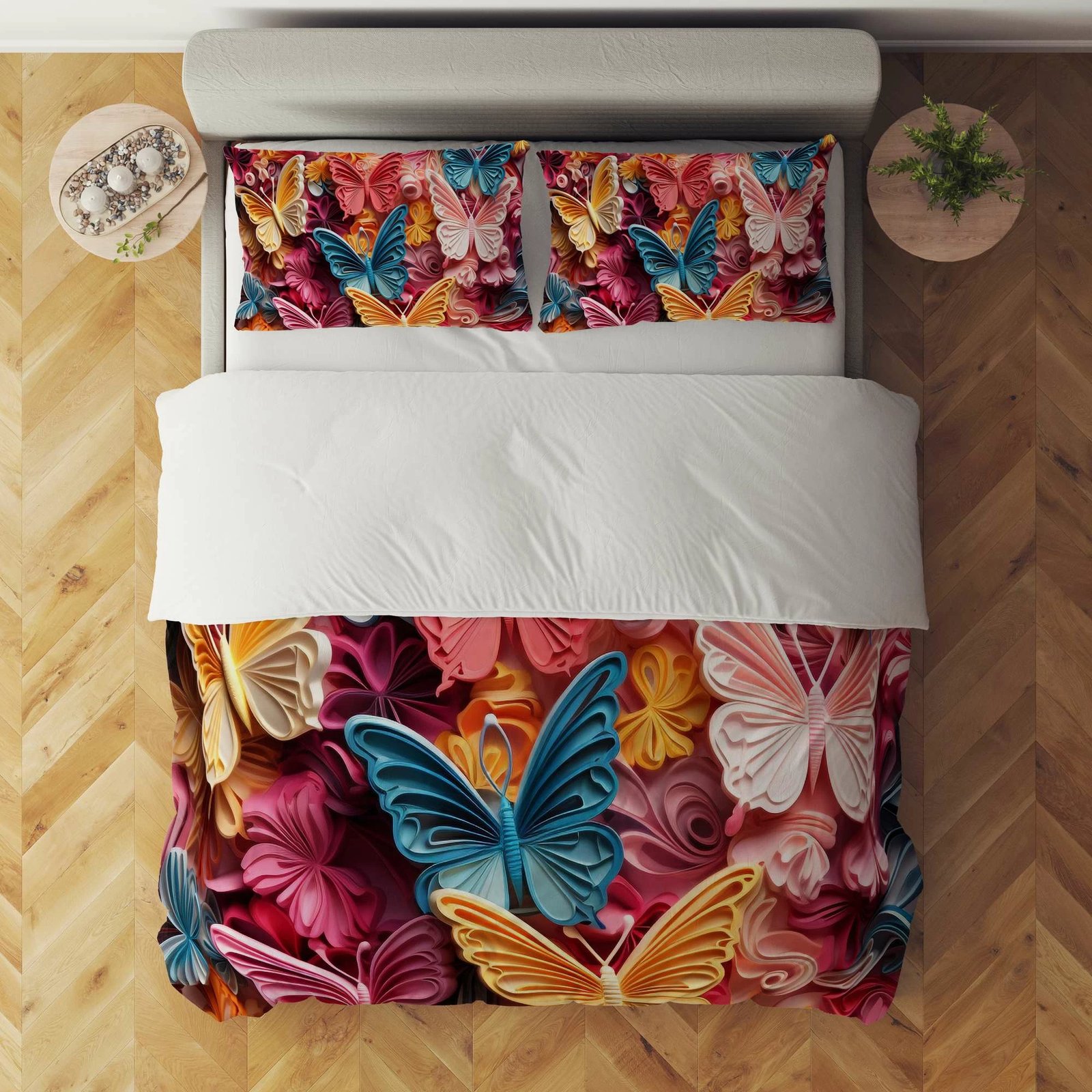 Set mbulesë për jorgan Super King, shumëngjyrësh, L'essentiel, FLW_DVT25-35 Set mbulesë për jorgan Super King, shumëngjyrësh, L'essentiel, FLW_DVT25-35