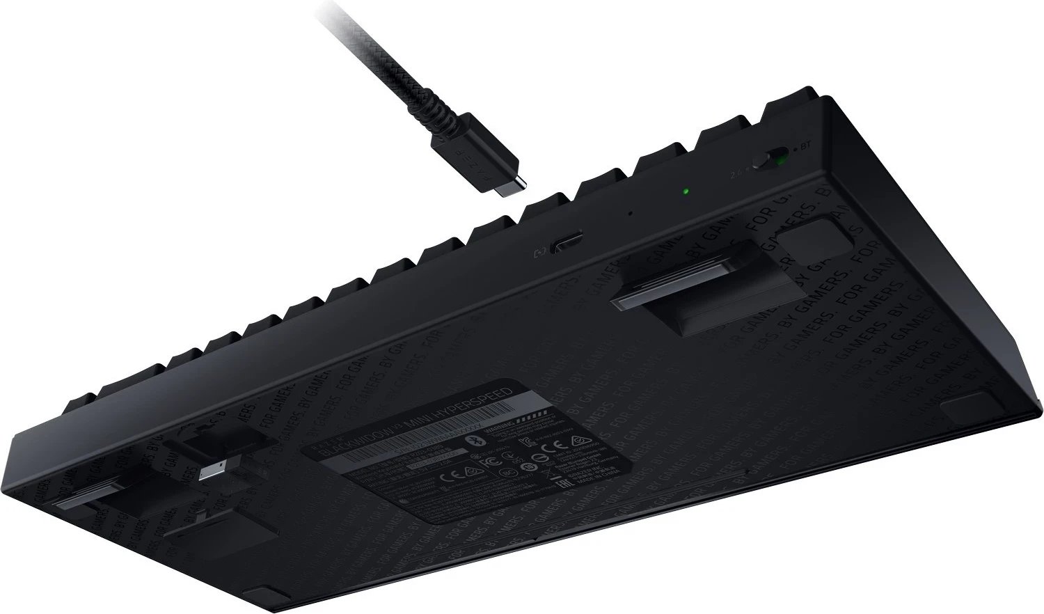 Tastierë gaming Razer BlackWidow V3 Mini HyperSpeed, US, e zezë