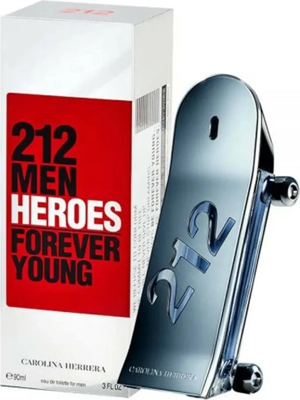 Eau De Toilette Carolina Herrera 212, Heroes Forever Young, 90 ml