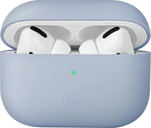 Mbështjellës UNIQ Lino për AirPods Pro, silikon, kaltër