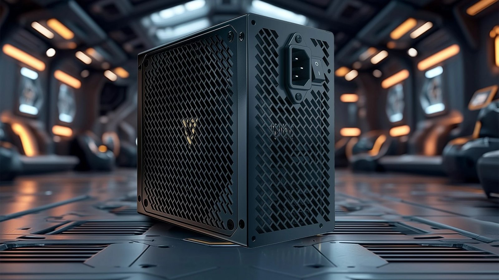 Kasë furnizimi MODECOM VOLCANO HEX GOLD 750W, 80 PLUS Gold, e zezë