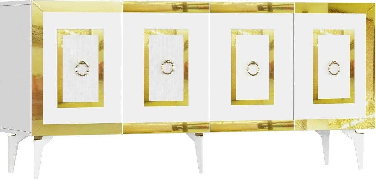 Konsolë Hanah Home, Karya, e bardhë dhe ari