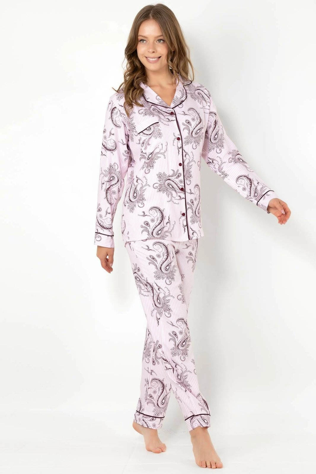 Set pizhamash për gra, Jumeon, 002-000834, rozë