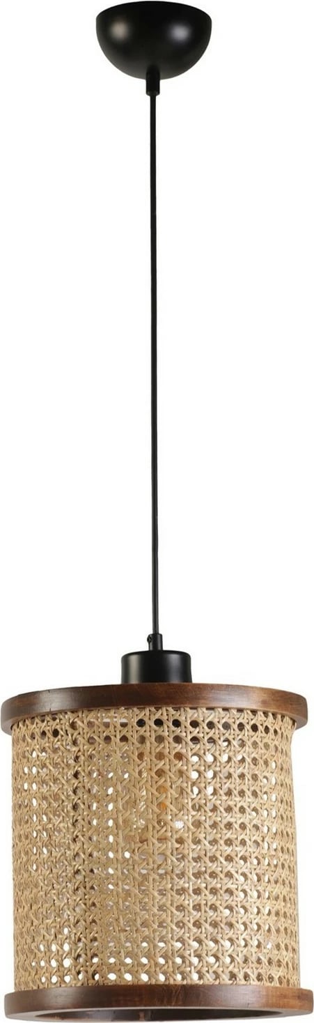 Llambë tavani Opviq Gizem, dru arre, ratan, një copë