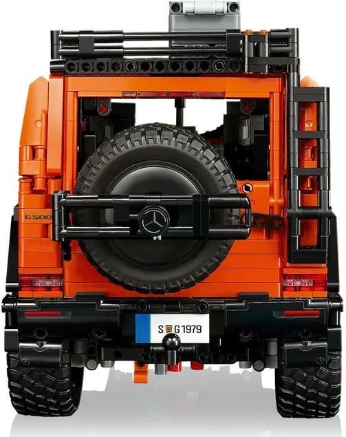Set ndërtimi LEGO Technic Mercedes-Benz G 500, 42177, 2891 pjesë, portokalli