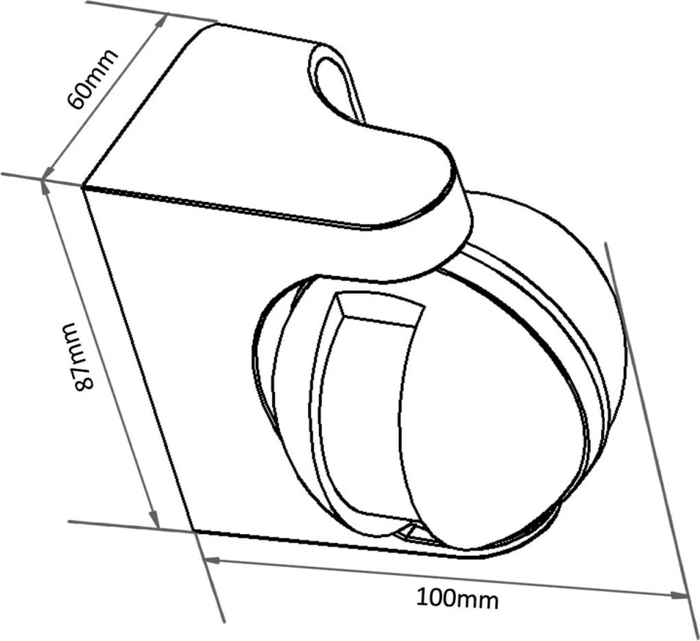 Sensor lëvizjeje PIR Maclean MCE358, IP44, rreze 12 m, ngarkesë max 300/1200 W, i zi